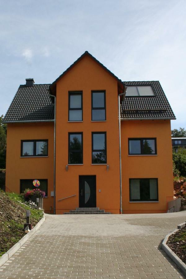 Ferienwohnung Oberpfannenstiel Bernsbach Dış mekan fotoğraf